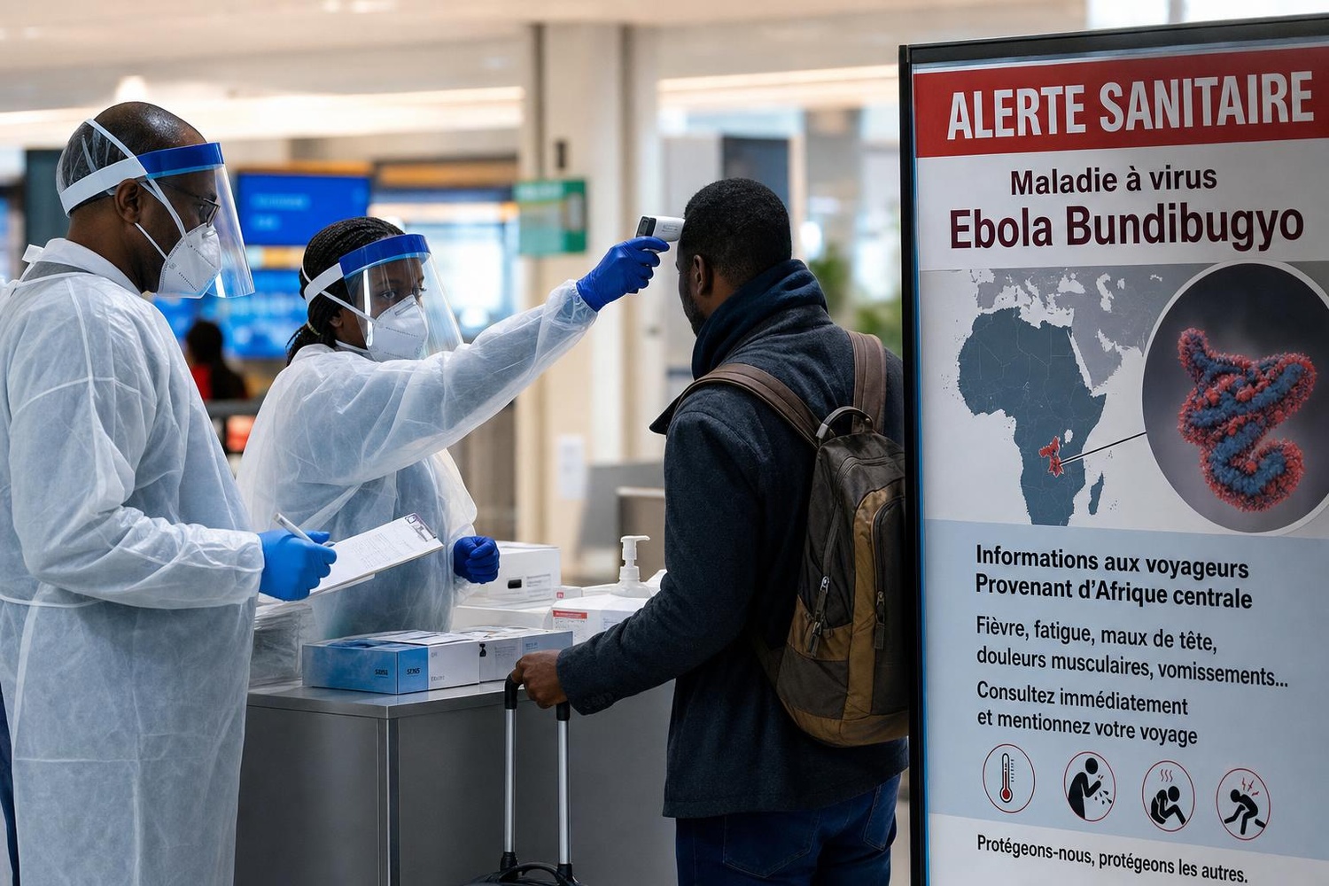 RDC : un médecin américain contaminé par Ebola, l’alerte sanitaire relance les inquiétudes
